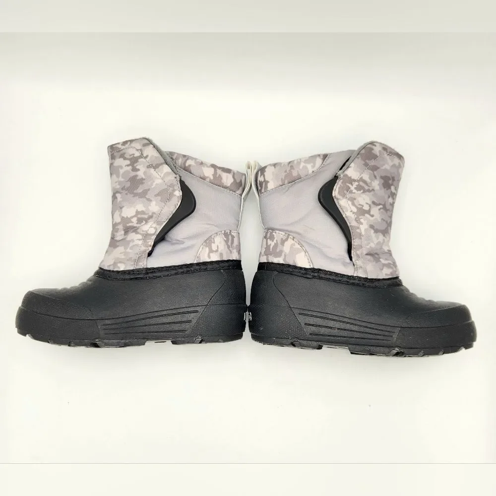 Northside Flurrie Snow Boots Grey Camo Insulated Toddler Boys 8 Gorpcore